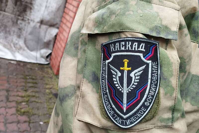 Нашивка отряда &laquo;ГРОМ-Каскад&raquo;. Фото из  телеграм-канала Дмитрия Саблина