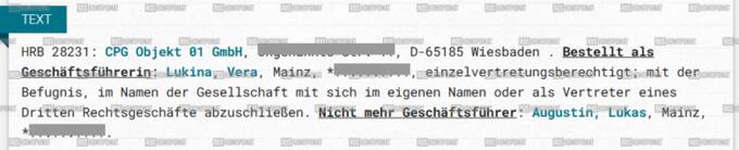 The German business of former senator Sergei Lukin